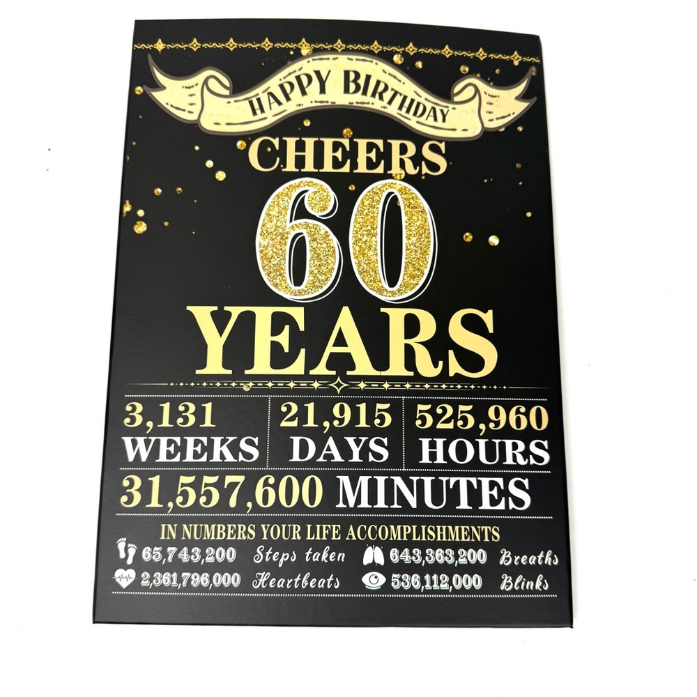 Happy 60th Birthday Guest Book